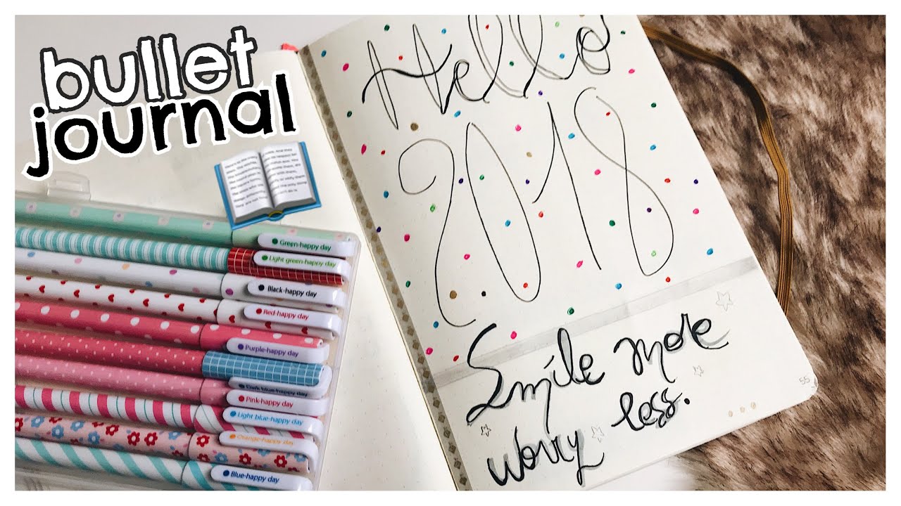 Mon BULLET JOURNAL ⎜JANVIER 2018 🌟