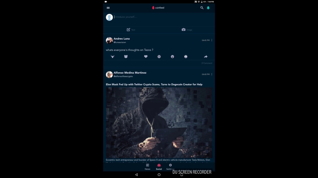 The best app for crypto news is Coinfeed (app review)