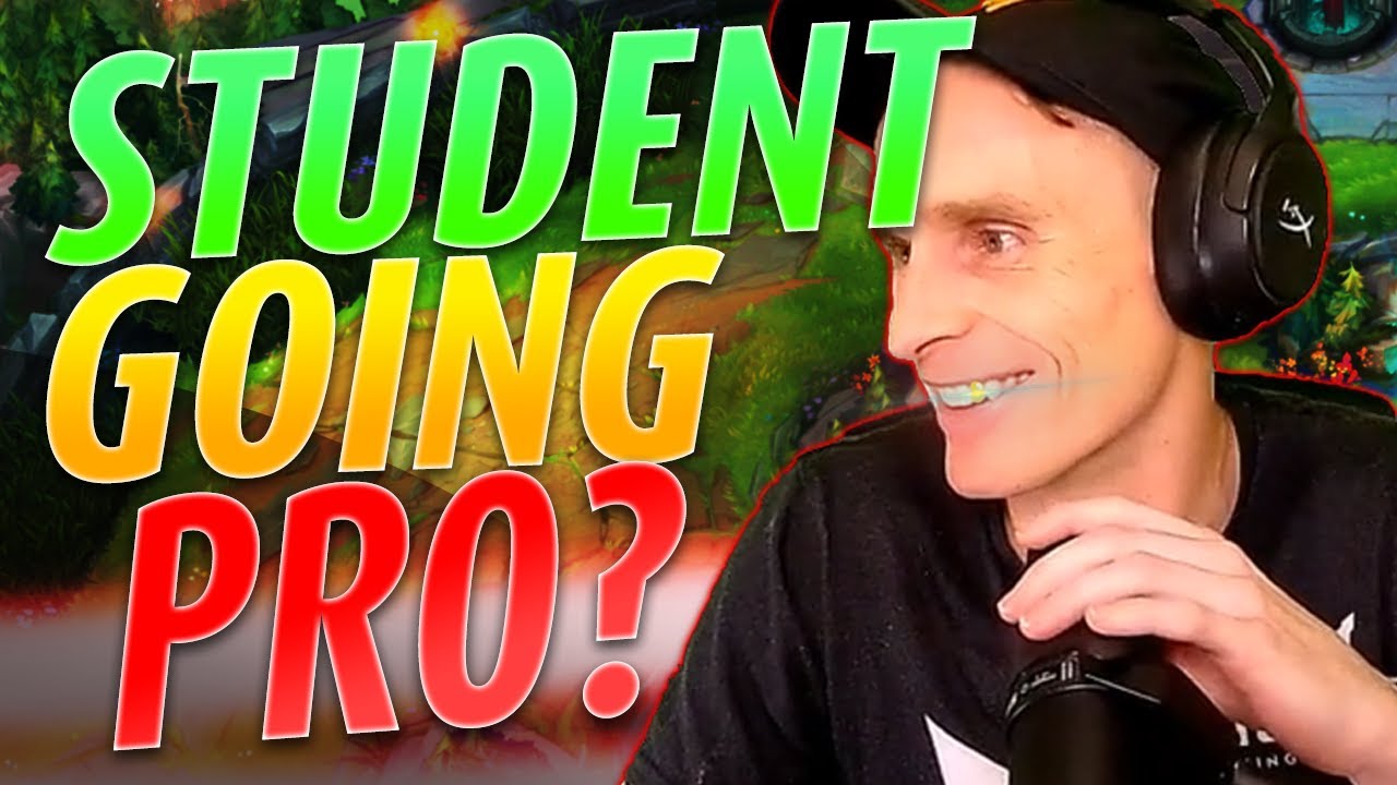 This student wants to go pro. Can he make it?