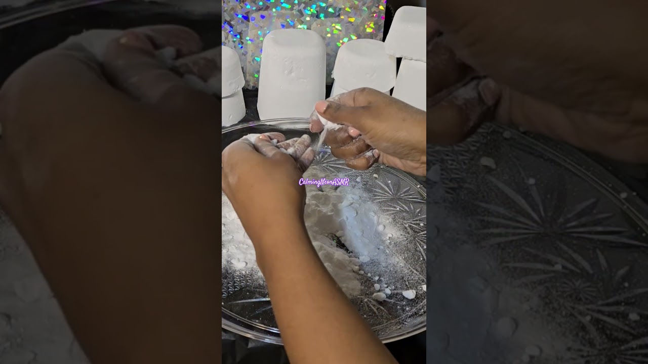 Extra crunchy Baking Soda! #bakingsodaasmr #oddlysatisfying