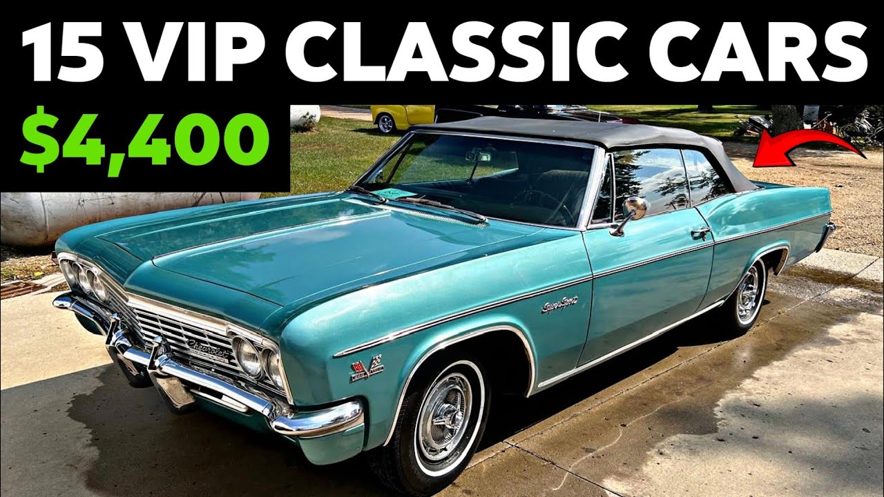 Fantastic New Driver Discounts: 15 Classic Cars For Sale Under $10,000