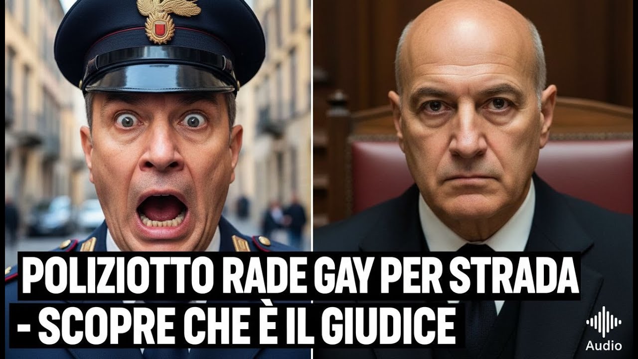 Poliziotto rade gay per strada — poi scopre che è il giudice.
