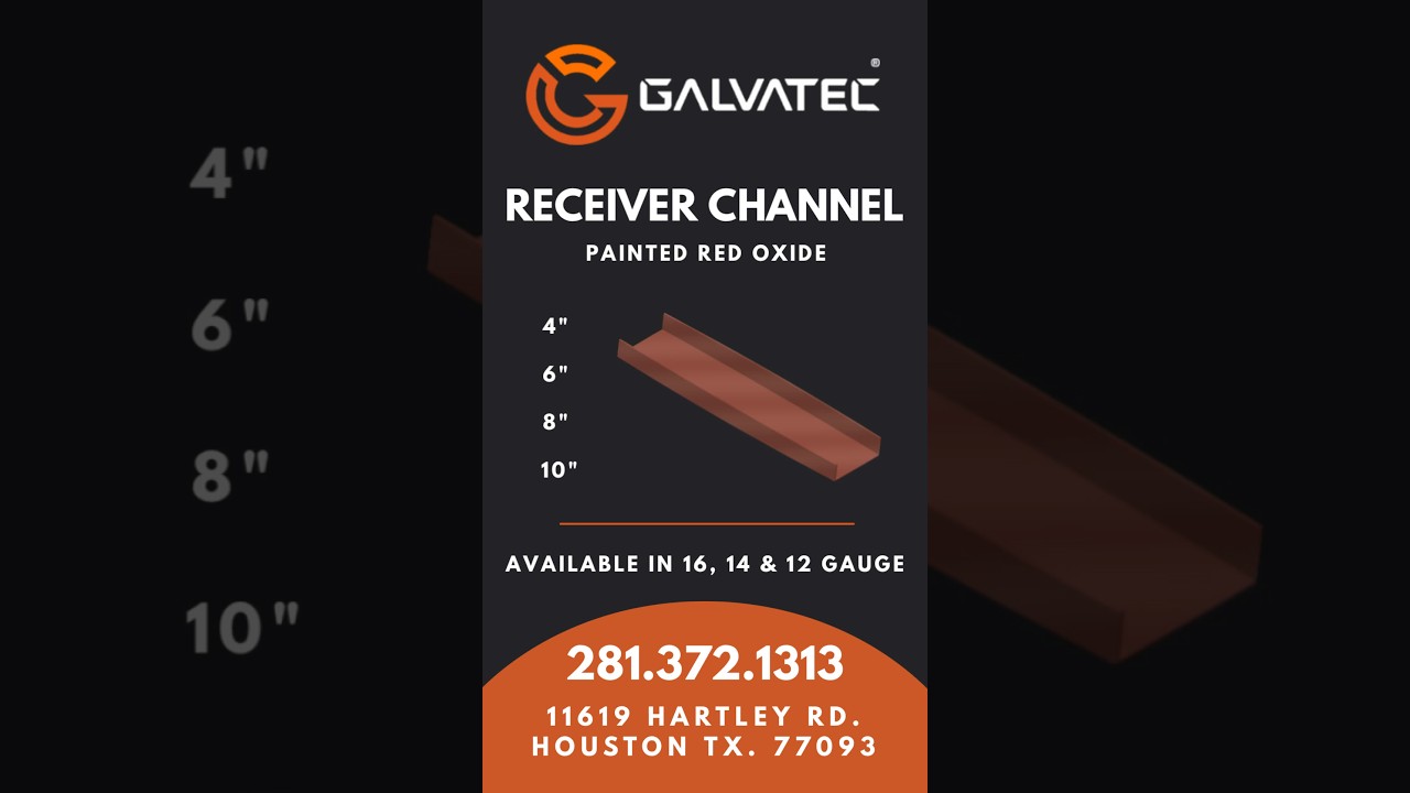 Open Receiver Channel. Galvatec Inc. Houston Tx. 