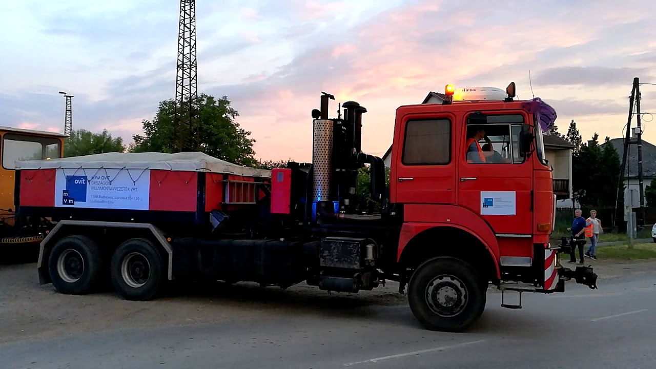 Vásárosnamény, túlméretés szállítmány 2019. május 17. Este 8 óra