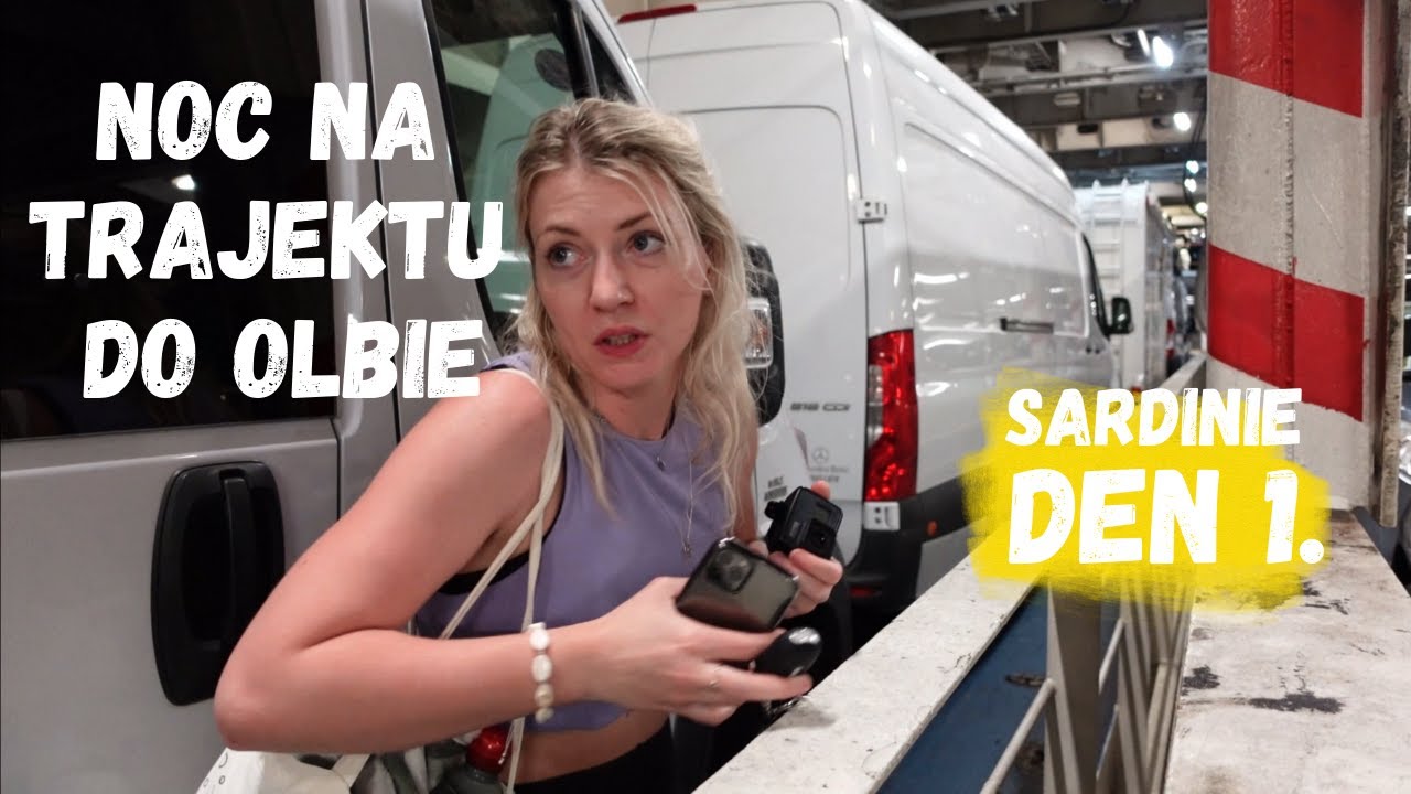 Jedu sama DODÁVKOU na SARDINII | Trajekt Livorno Olbie