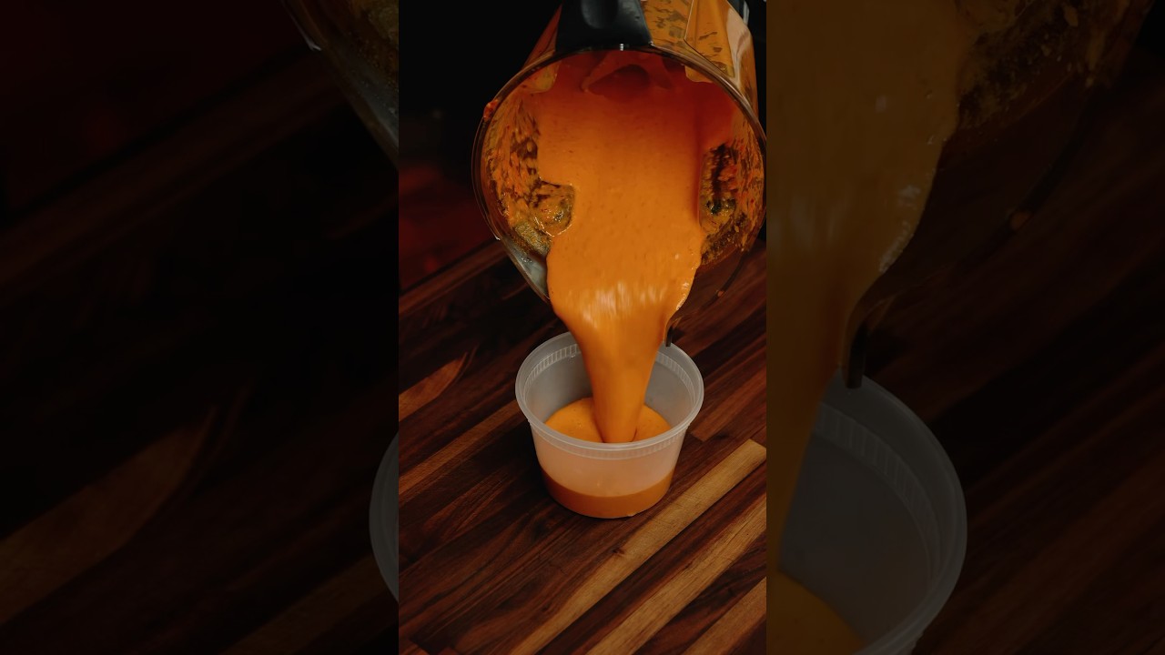 The spicy creamy salsa roja