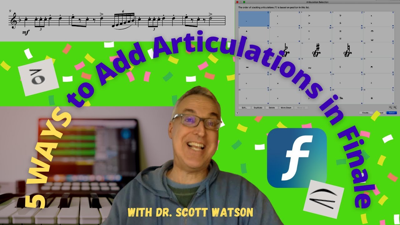 5 Ways to Add Articulations to Finale Scores
