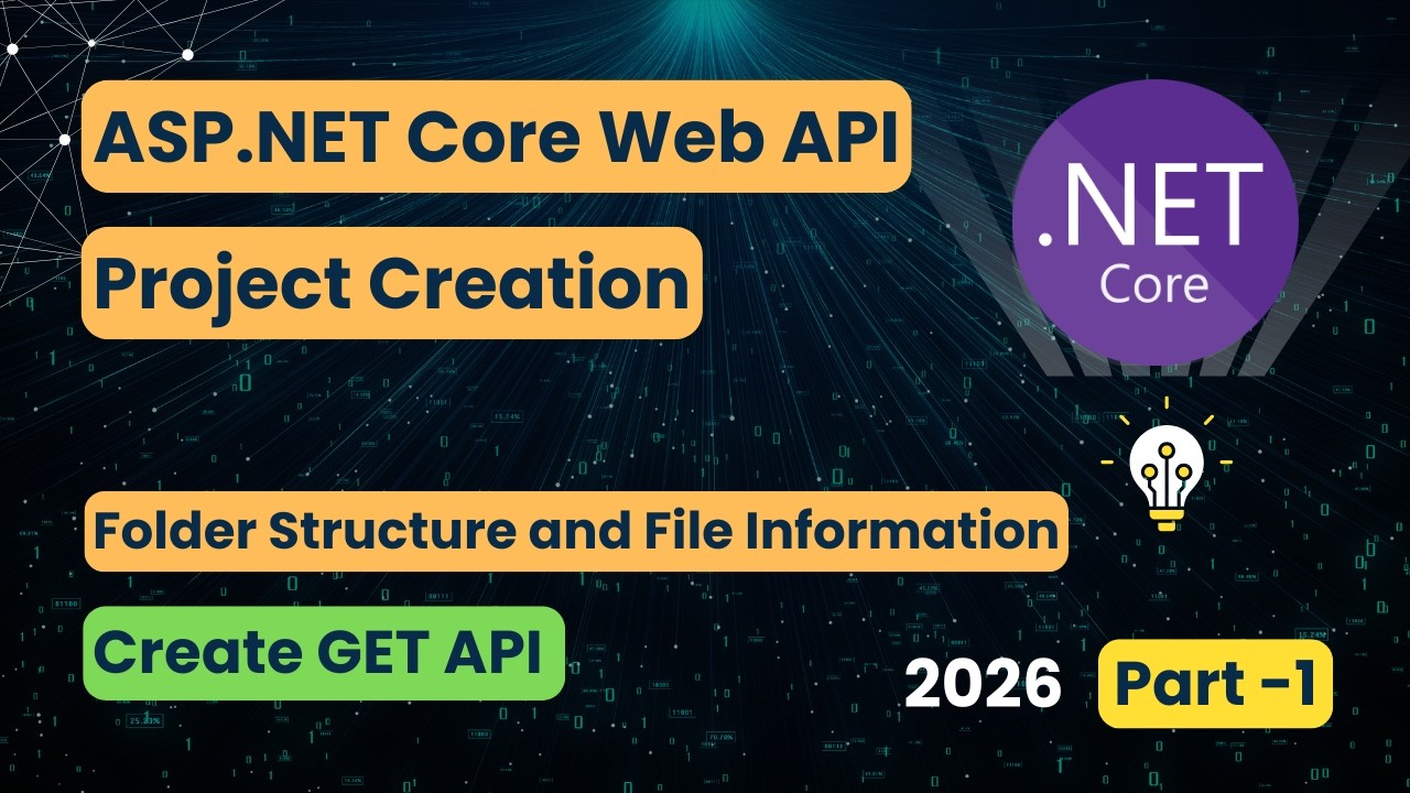 Учебное пособие по ASP.NET Core Web API 🚀 | Создание первого проекта API и понимание структуры пр...