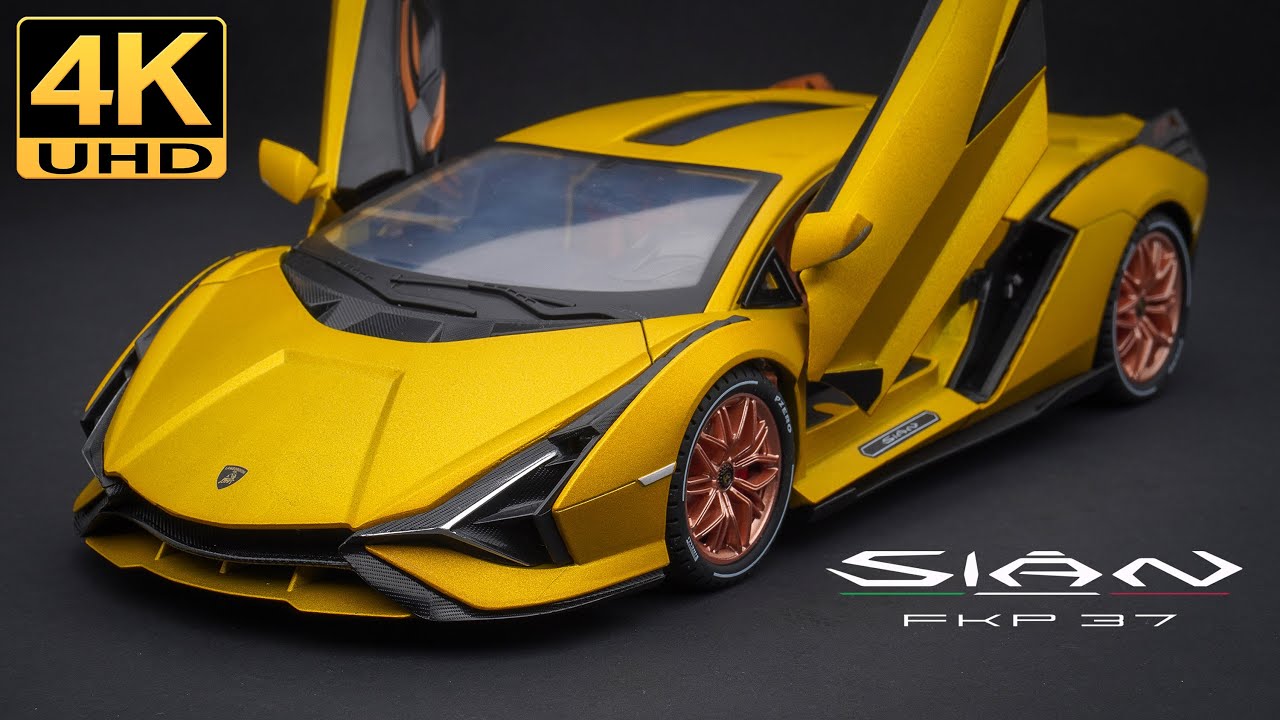 Lamborghini Sian FKP 37, 4K UHD - 1/18 WEITUD