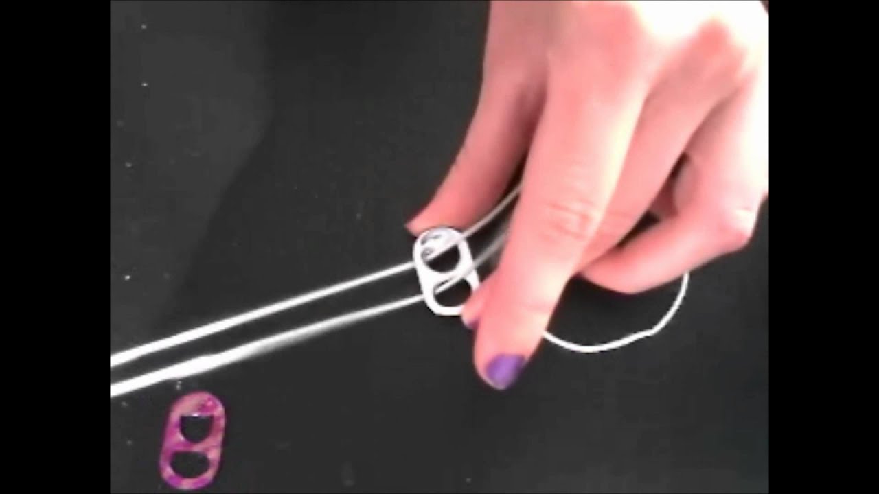 How to  make a soda tab belt