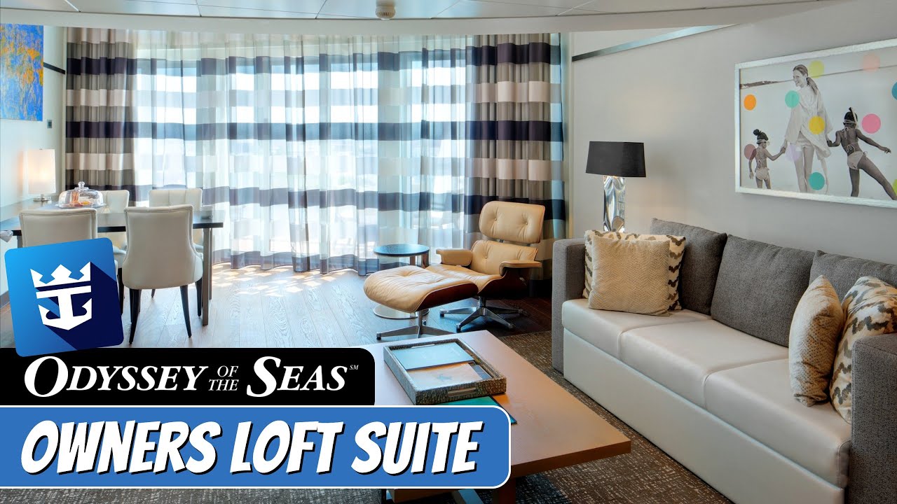 Odyssey of the Seas | Owners Loft Suite | Full Walkthrough Tour & Review 4K