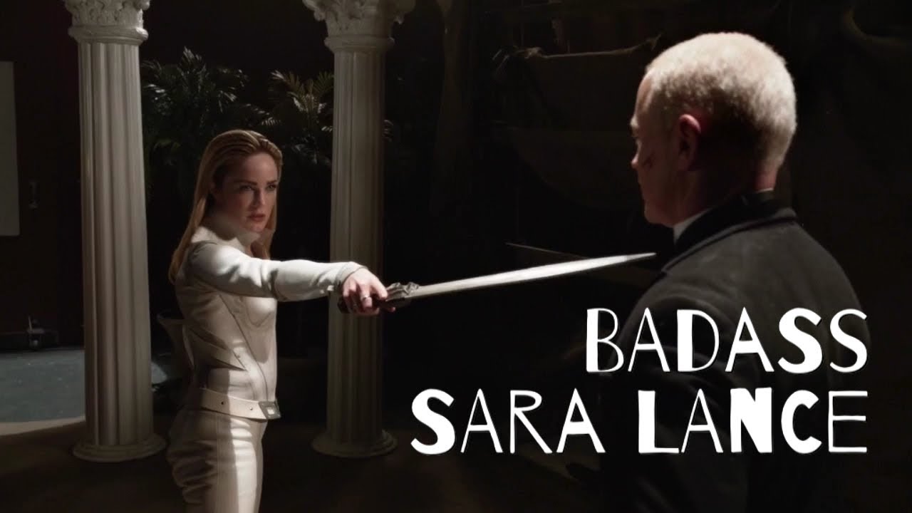 badass sara lance logoless 720p scenes | dc's legends of tomorrow