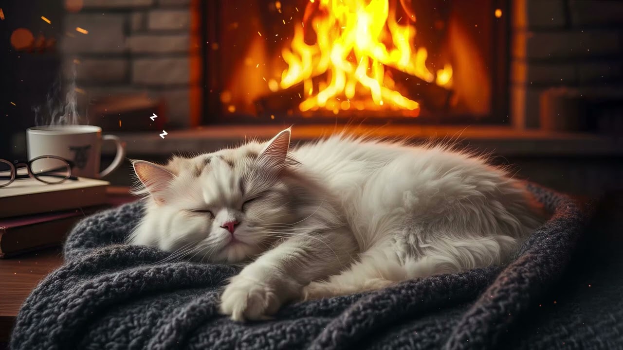 Ambiente acogedor con gatos durmiendo la siesta🔥Música Altamente curativa para SANAR Gatos ENFERMOS