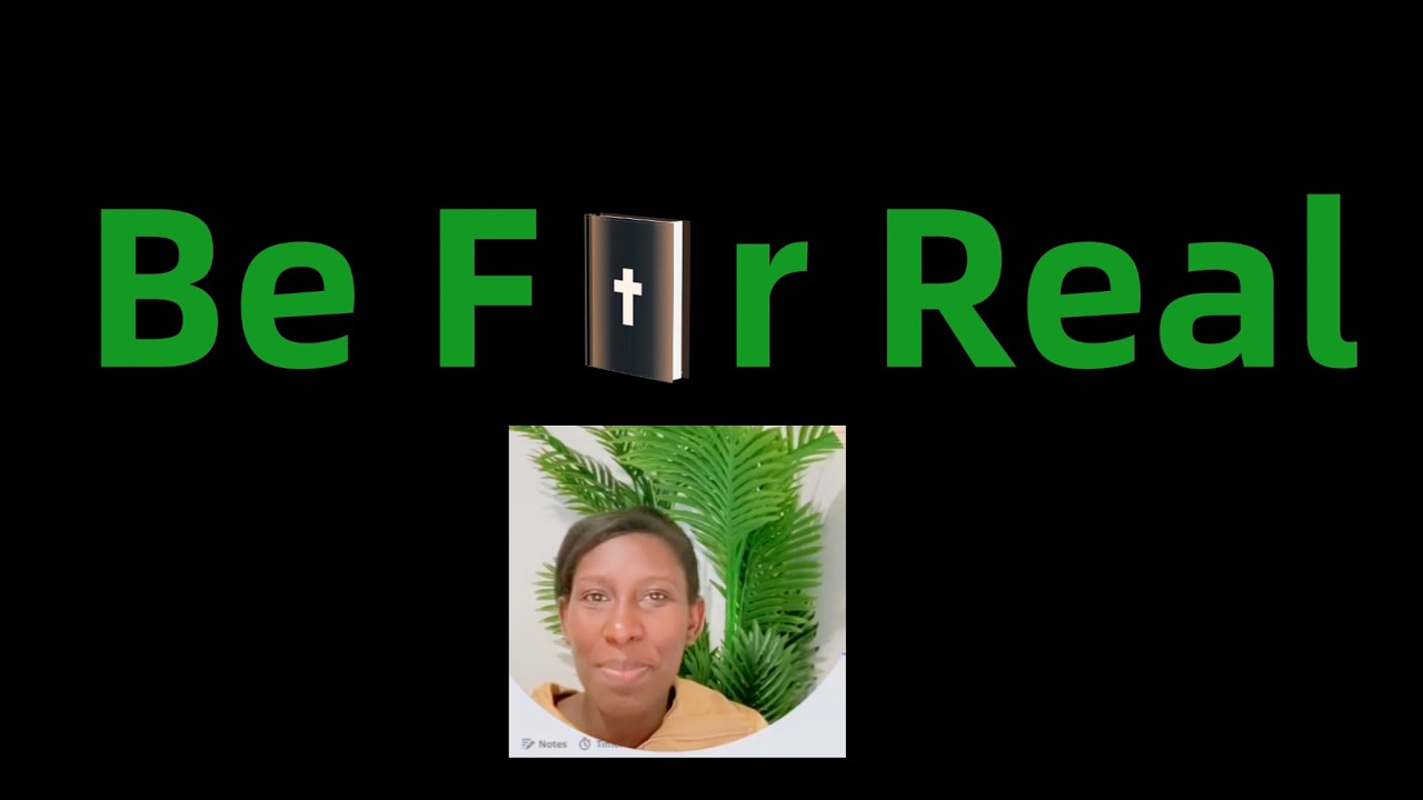 Be4Real #3: Trying to Read Bible on your own can be really hard. How can we make it easier?