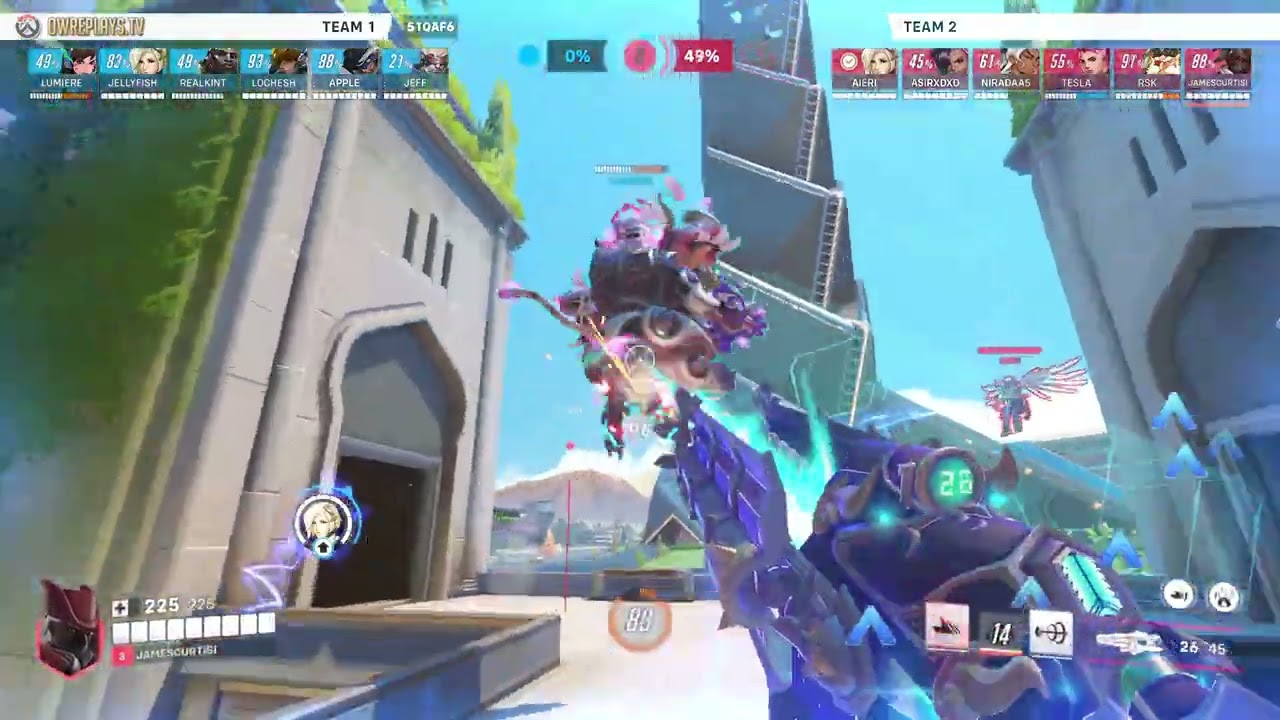 Master 3 clutch where I turned Doomfist dives into fr... by JAMESCURTISI — Overwatch 2 Replay 51QAF6