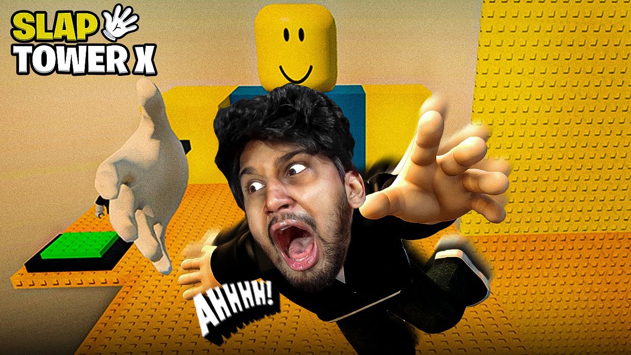 I TROLL EVERYONE IN ROBLOX SLAP TOWER X