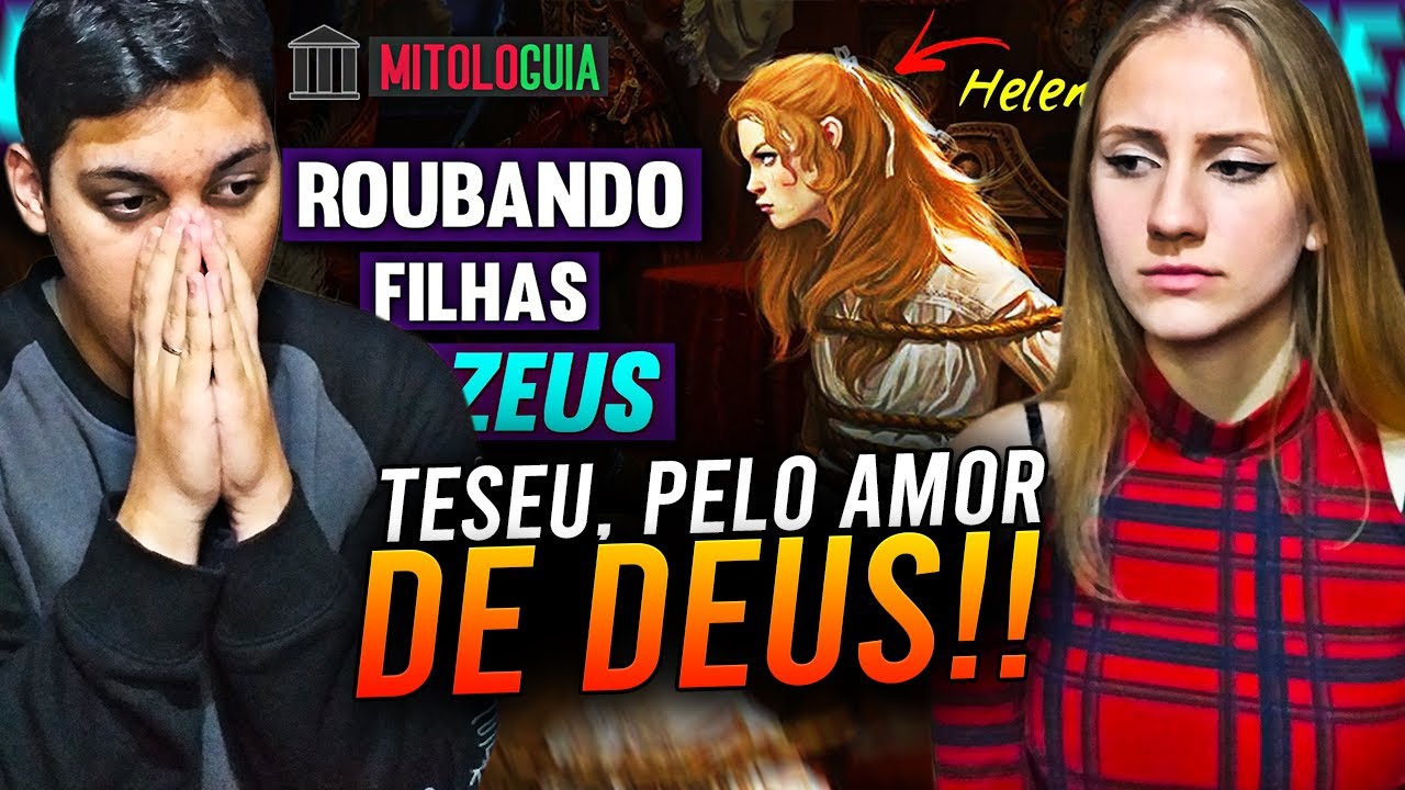REACT EM CASAL - O Maior Erro de Teseu - MITOLOGIA GREGA #24