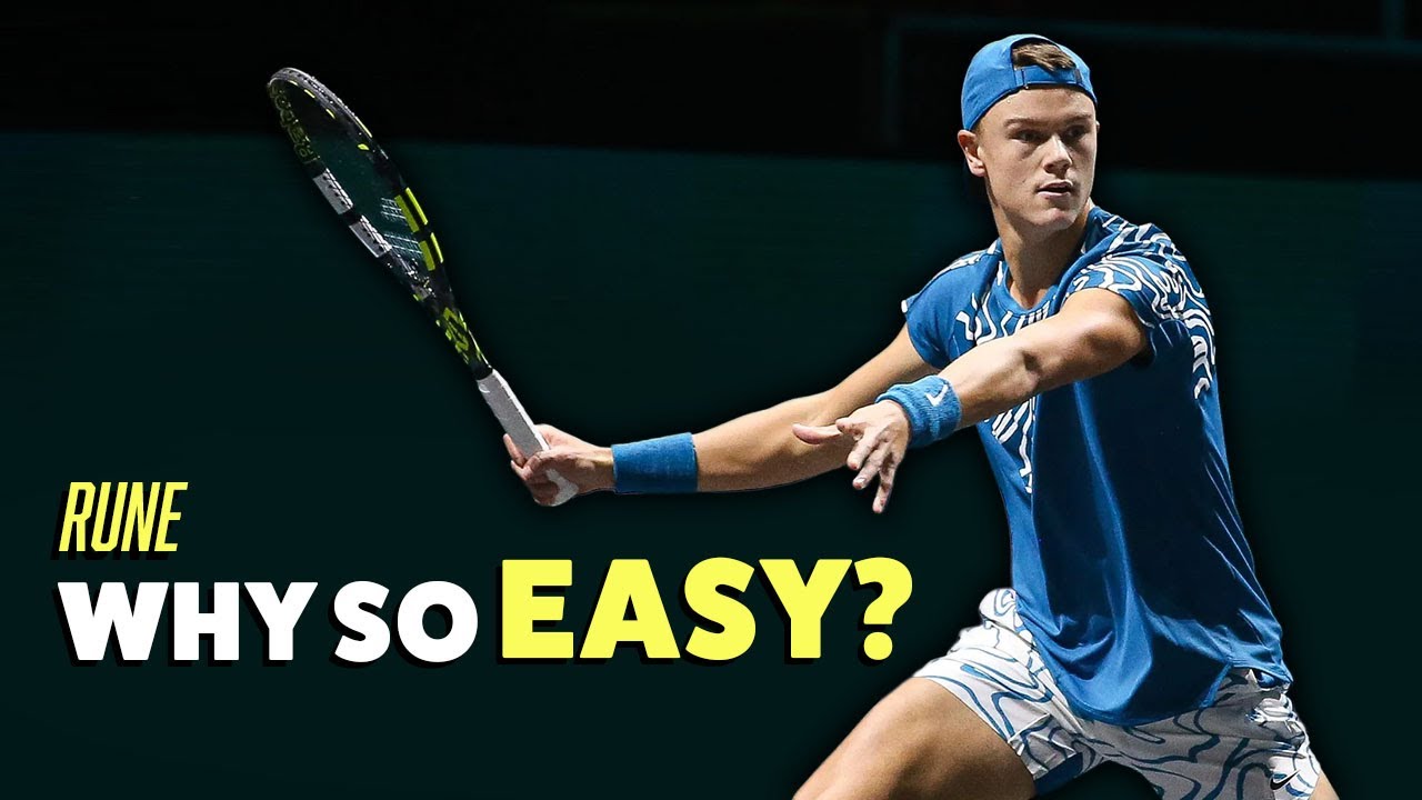 Why Rune’s Forehand Is So Efficient & Explosive - Full Forehand Analysis 