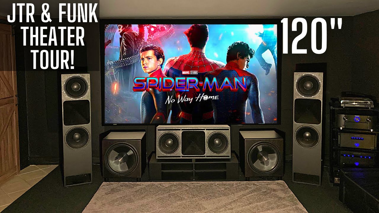 Домашний кинотеатр ATMOS 7.3.4 JTR & FUNK Tour с 24-дюймовым сабвуфером BEAST!