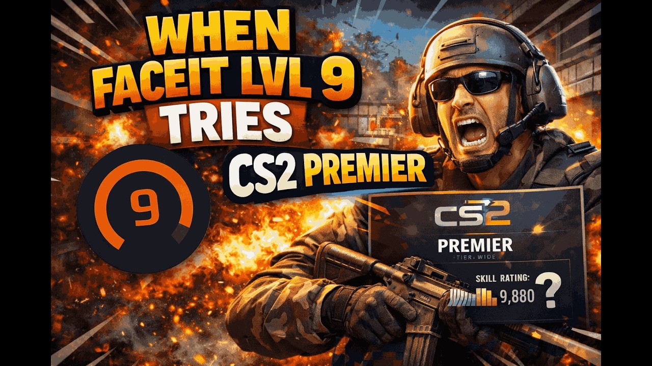 WHEN FACEIT LVL 9 TRIES PREMIER 20K