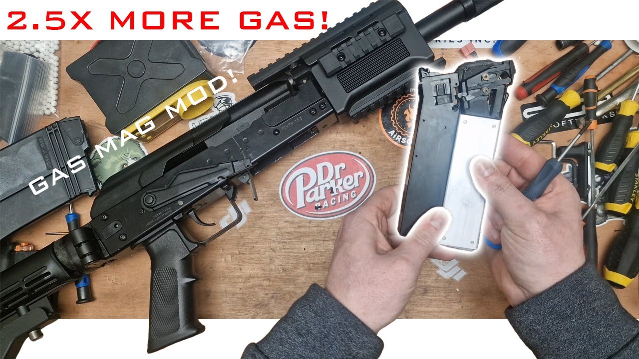 Increase The Gas Capacity On Your Tokyo Marui Saiga 12