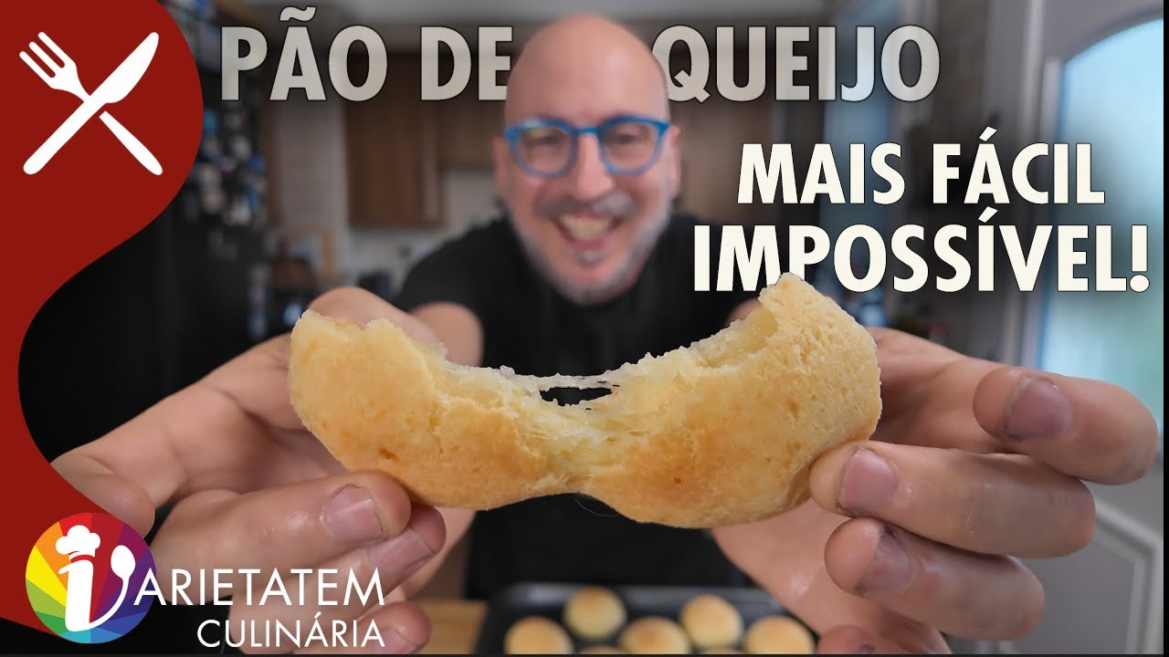 🧀 🇧🇷 Pão de Queijo Mais Fácil do Mundo (Só 5 Ingredientes!) 🔺