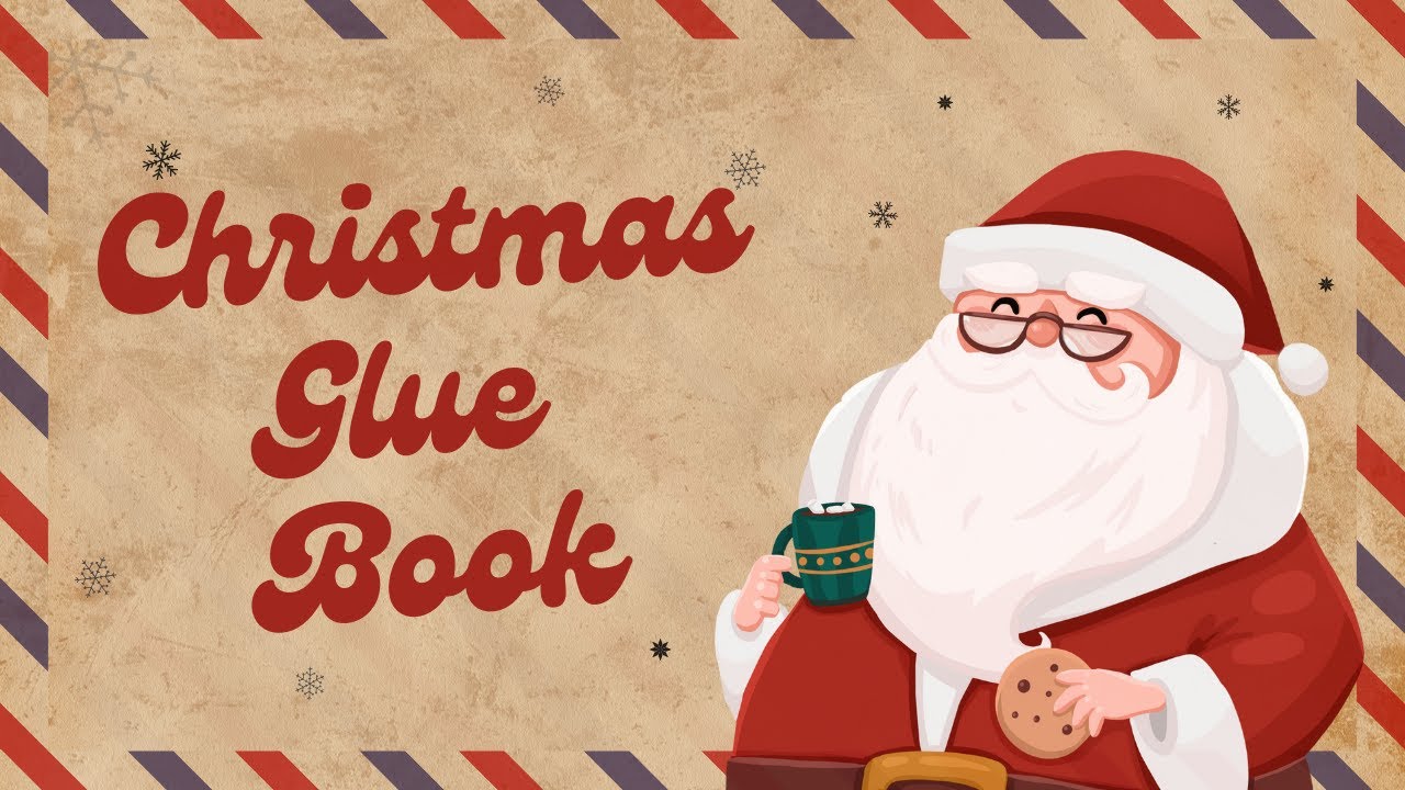 🎄 Vintage Christmas Glue Book 🎄#Christmasinjuly #junkjournal #gluebook @Stacey-JunkyCatJunction
