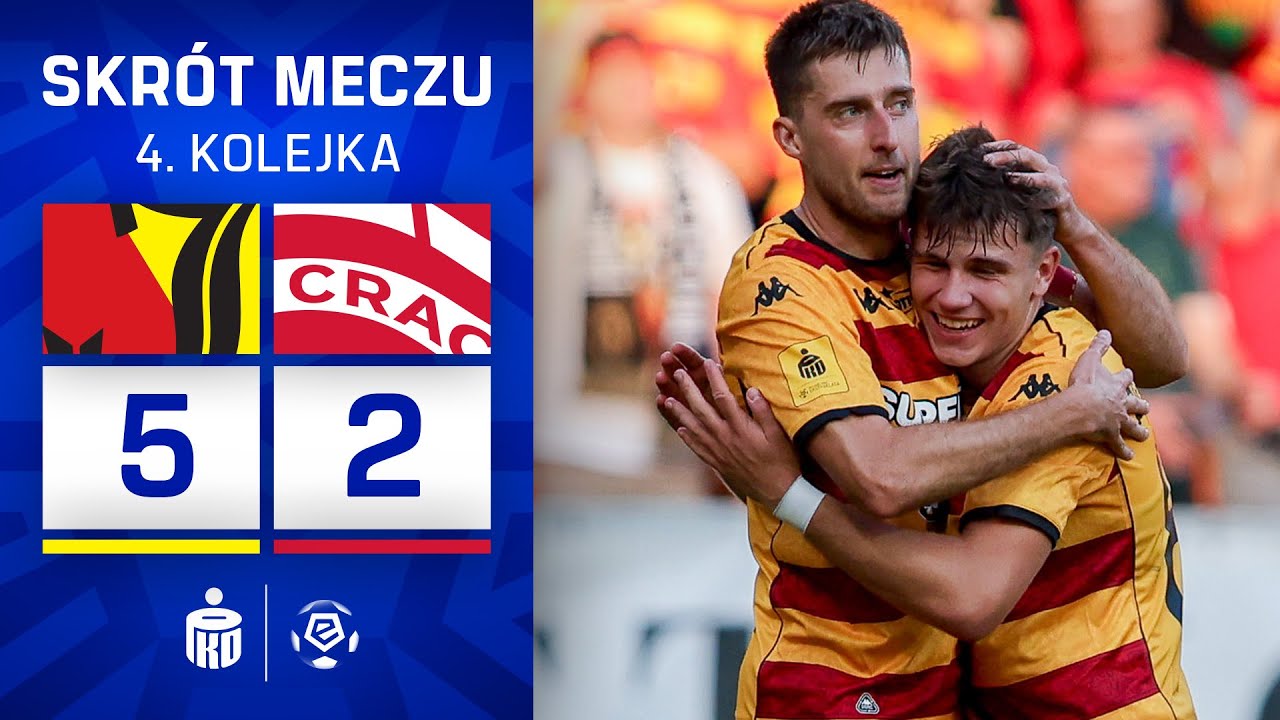 Jagiellonia - Cracovia |SKRÓT| Szalony mecz! Jaga dalej jest wielka! | Ekstraklasa 25/26| 4.kolejka