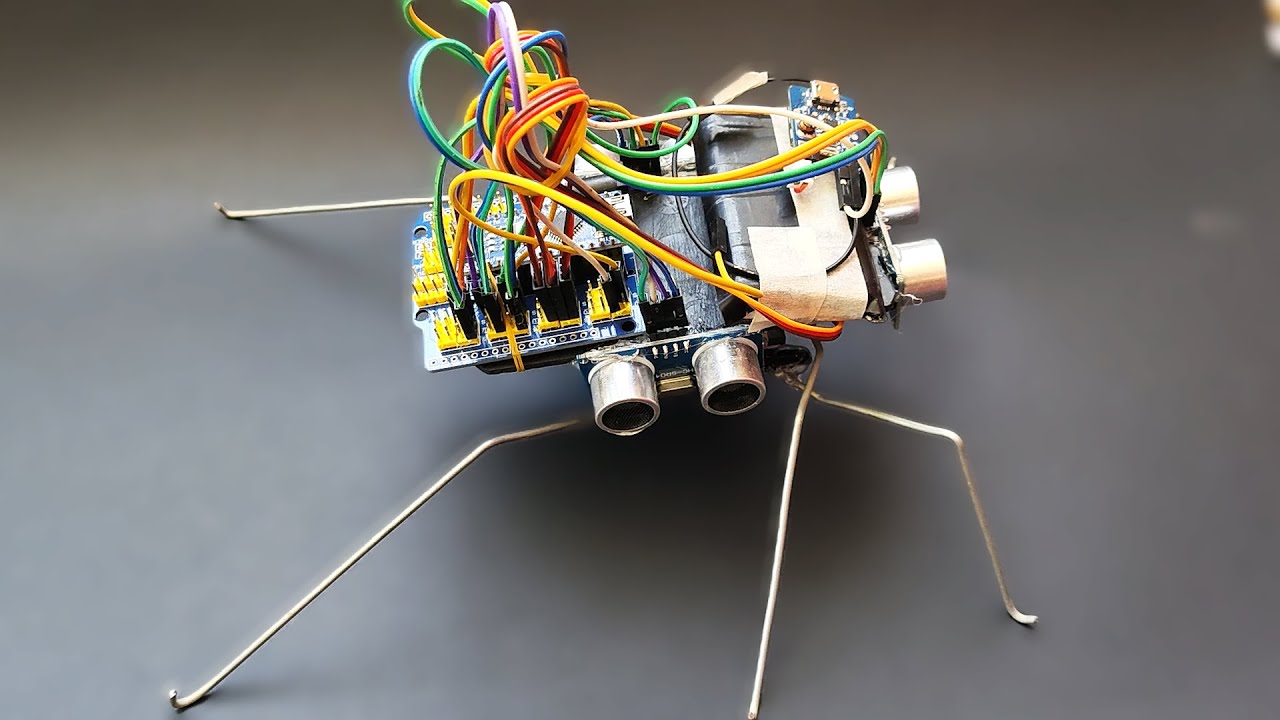 Robot INSECTO Hexápodo Autónomo con 3 SERVOS