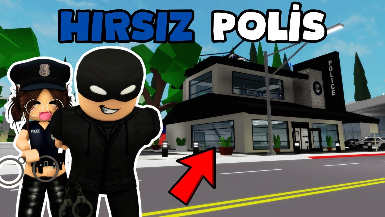 YENİ KARAKOLDA HIRSIZ POLİS😊AYŞEM ECE ARI💥ARIGİLLER🐝ROBLOX BROOKHAVEN🏡RP