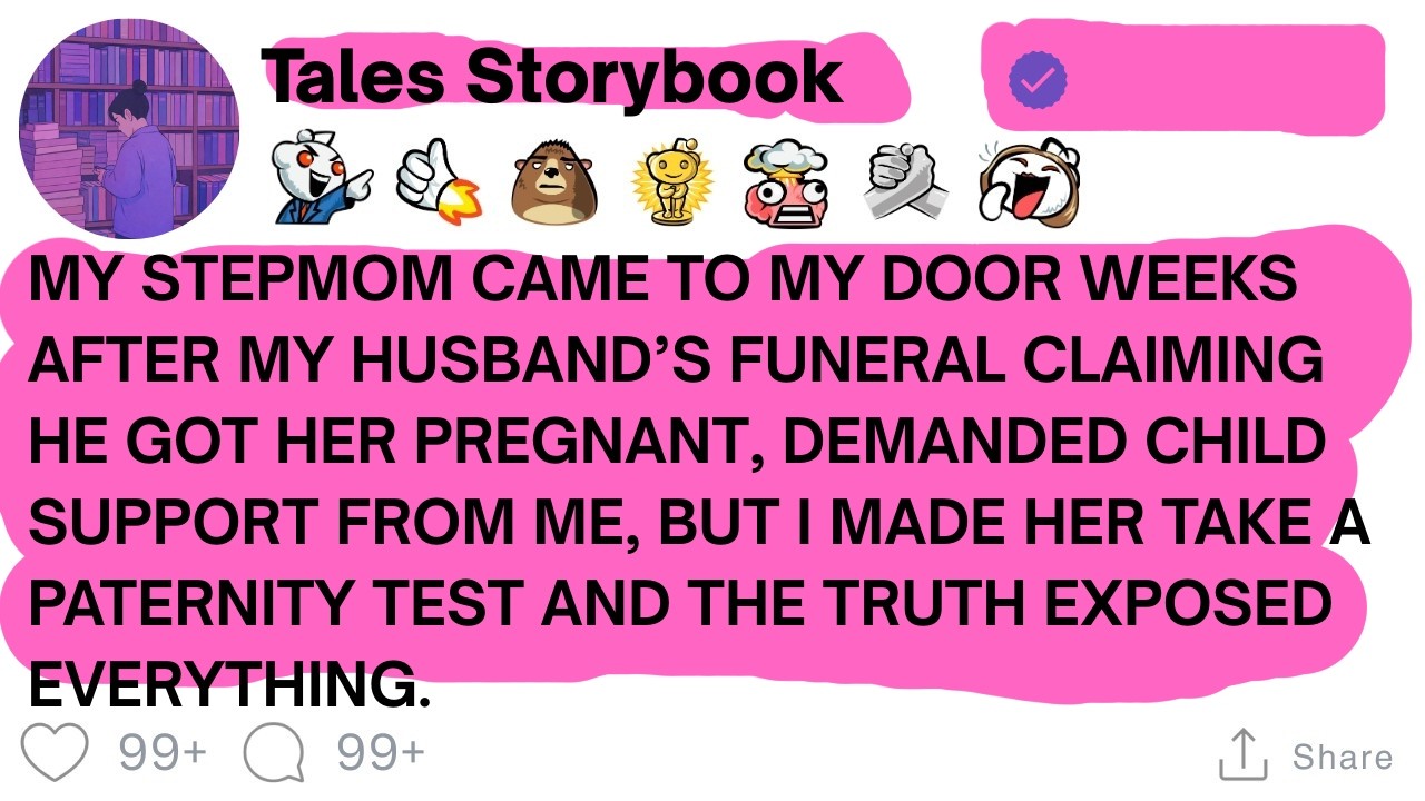 [ Full Story ]My Stepmom Came To My Door Weeks After My Husband’s Funeral Claiming He Got Her...