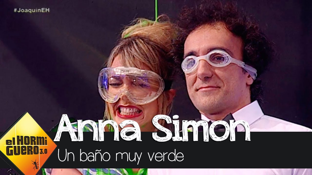 Anna Simón se da un baño muy verde con su 'mayordomi' - El Hormiguero 3.0