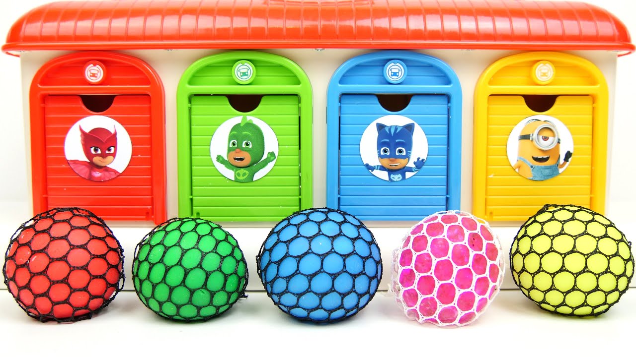 Satisfying Video | How I Made All Beads FROM Stress Balls ASMR & 4 Color ASMR Garage 6 Rainbow Path