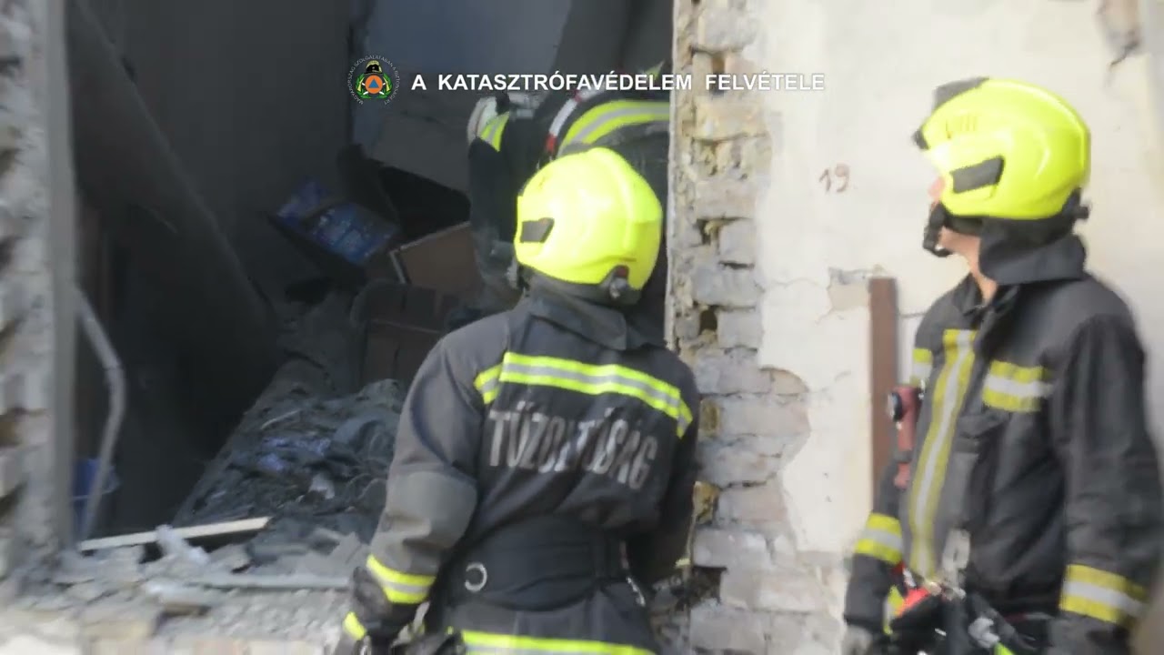 Gázrobbanás történt egy VIII. kerületi lakásban