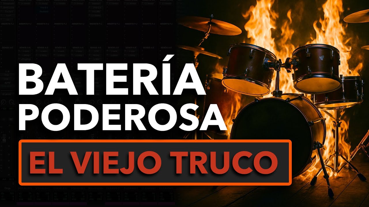 El Truco para un Sonido de Batería PODEROSO (Acústica o MIDI) usando Samples como debe ser!