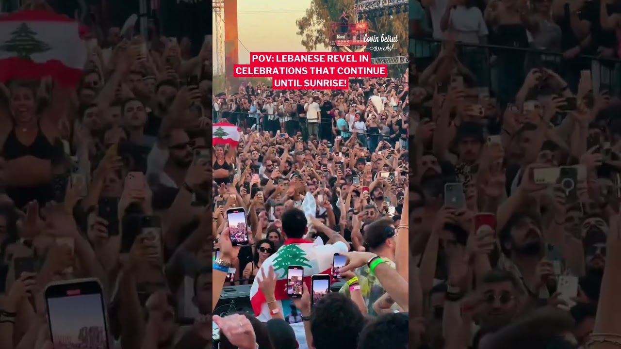 Lebanese are the masters of celebration, and keeping the Party Going Until Sunrise!