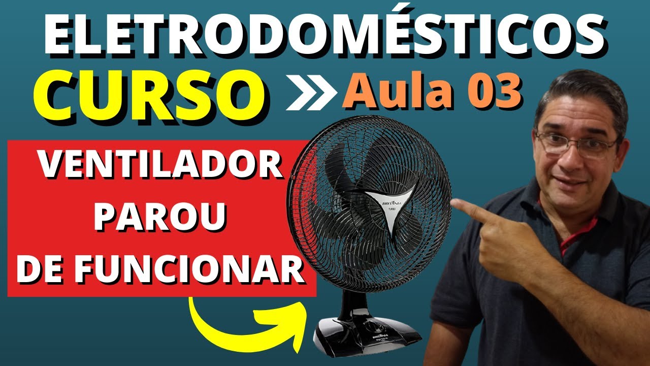 🔴Ventilador Parou de Funcionar