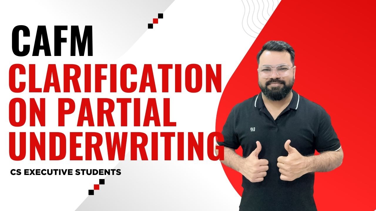 CAFM | Clarification in treatment in case of Partial Underwriting 