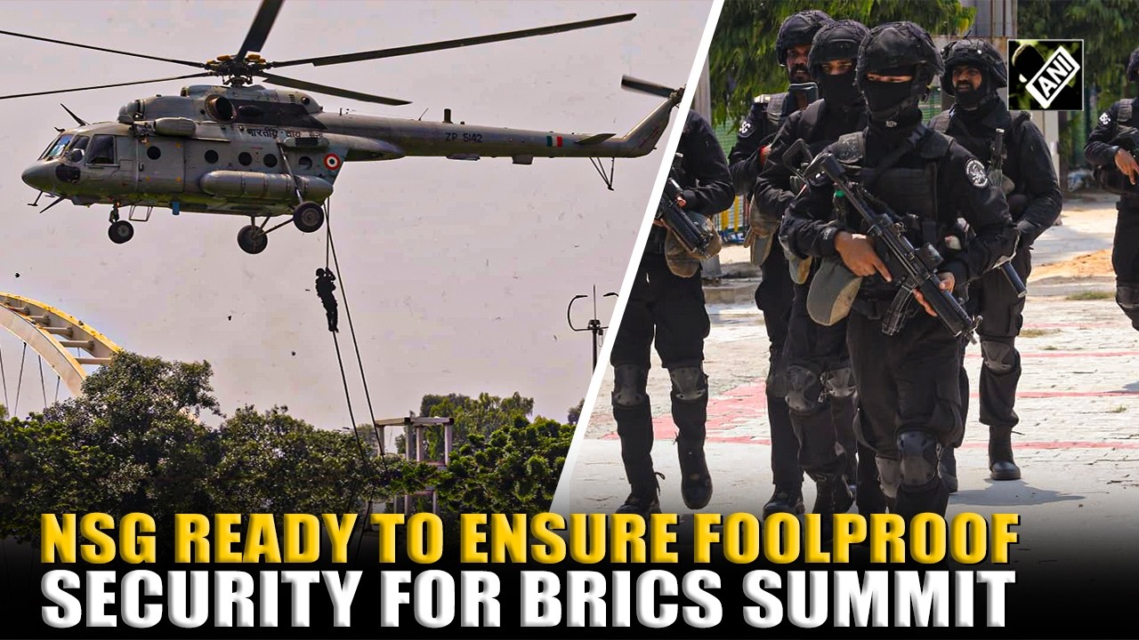 Delhi: NSG commandos conduct &lsquo;big&rsquo; mock drill to ensure foolproof security ahead of BRICS Summit