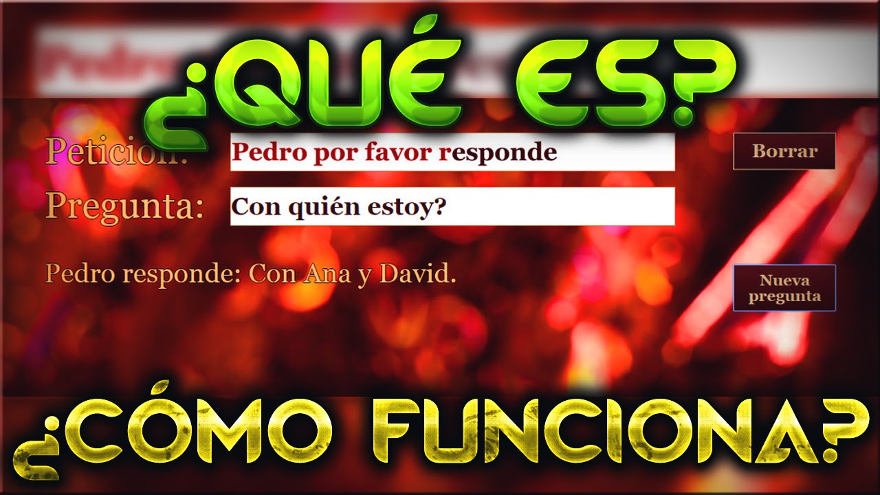 Que es Pedro Responde y Como funciona