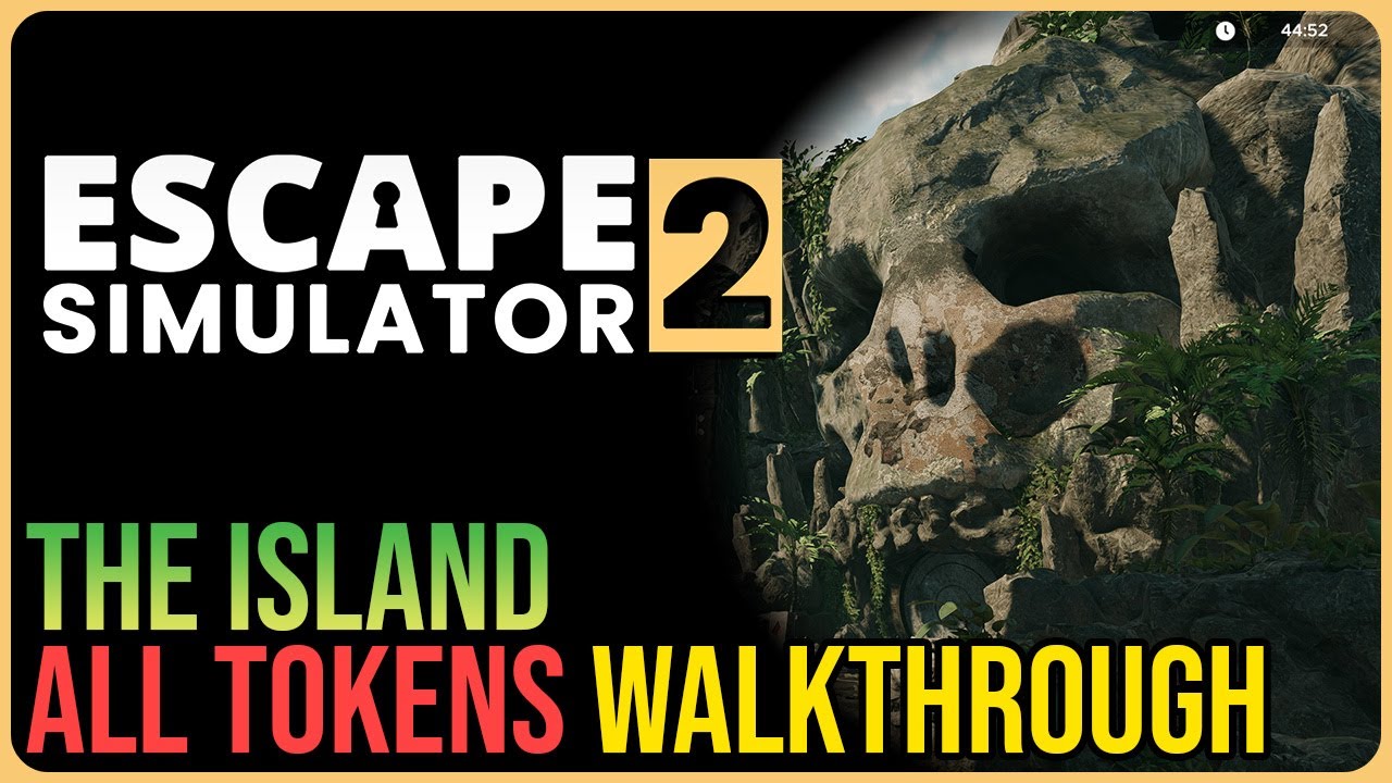 Escape Simulator 2 &ndash; 100% Walkthrough All Tokens &ndash; The Cursed Treasure &ndash; Island