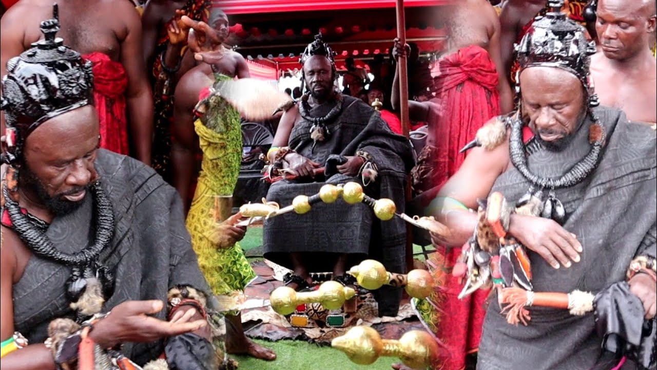Otumfuo’s Uncle, Kuntase Manhene, Dazzles with Traditional Dance at Bompata Funeral Grounds