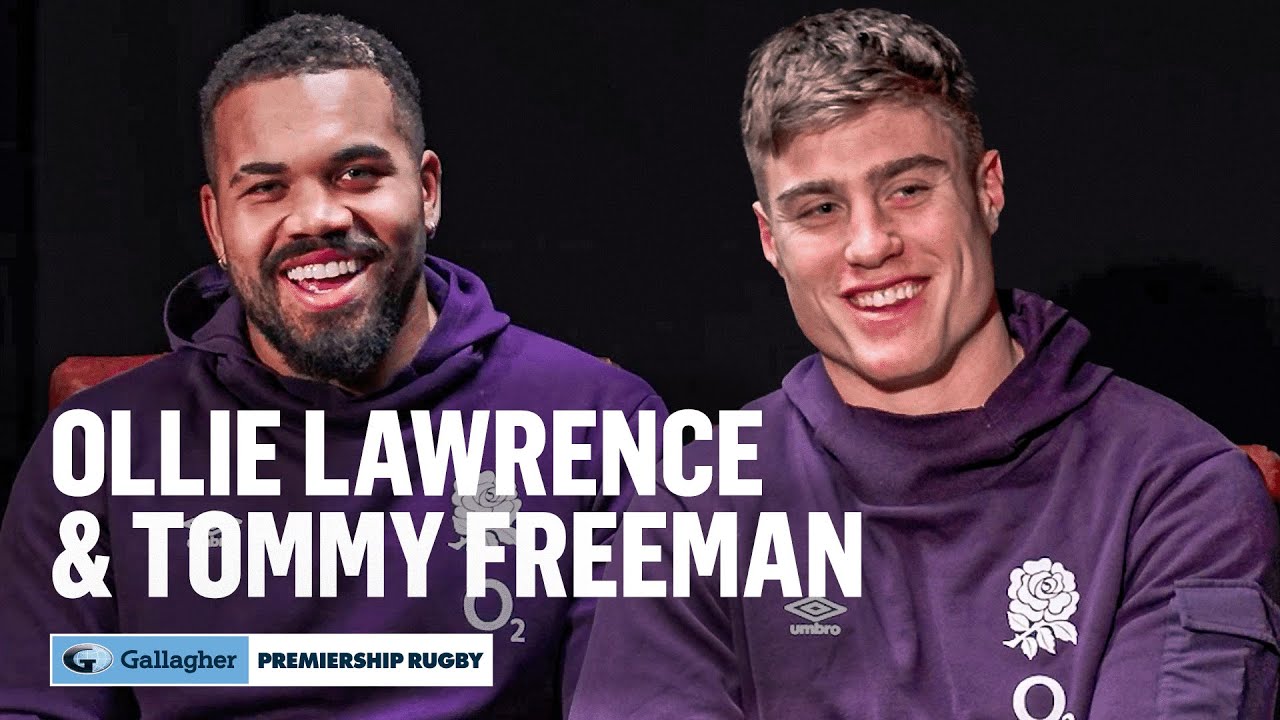 Ollie Lawrence and Tommy Freeman Chat Northampton v Bath, Beating France & Finn Russell | Interview