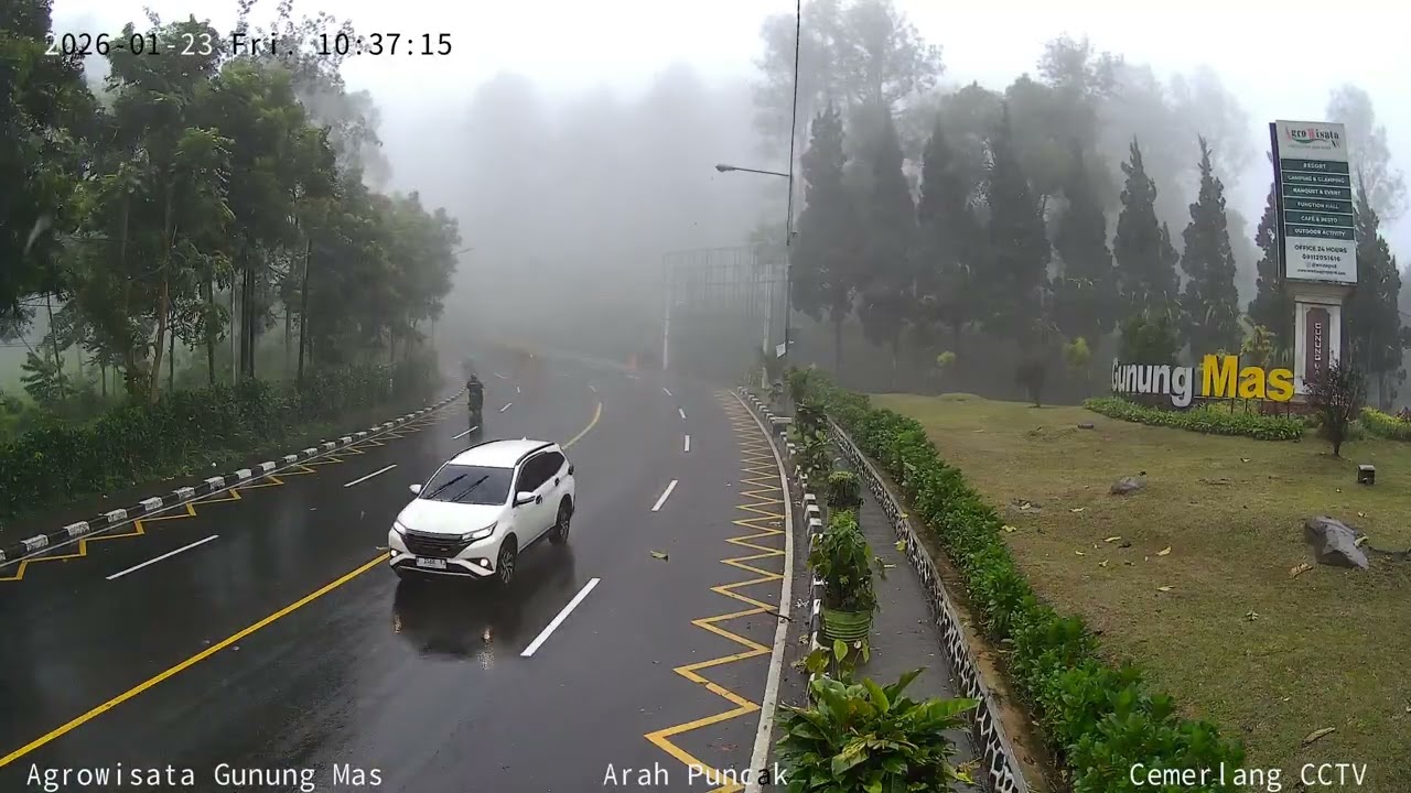 Kabut Tebal Agrowisata Gunung Mas 23/01/2026 Jam 10:34