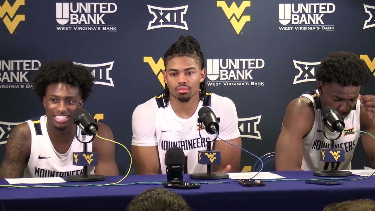 Мужская баскетбольная команда WVU Honor Huff Jasper Floyd Brenen Lorient Mount St. Mary's, 11/4/25