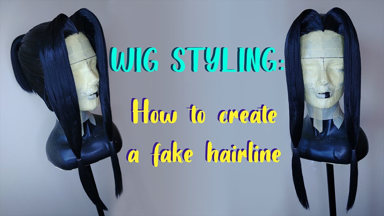✂️ WIG STYLING : How to create a fake hairline ✂️