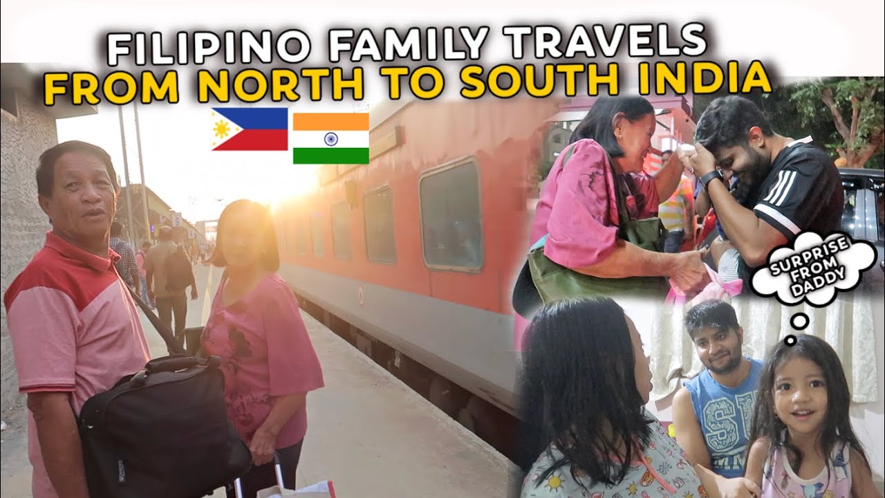 TRAIN TRAVEL from NORTH to SOUTH INDIA.. May naghihintay sakin pagdating ng bahay! ♥︎Filipino Indian