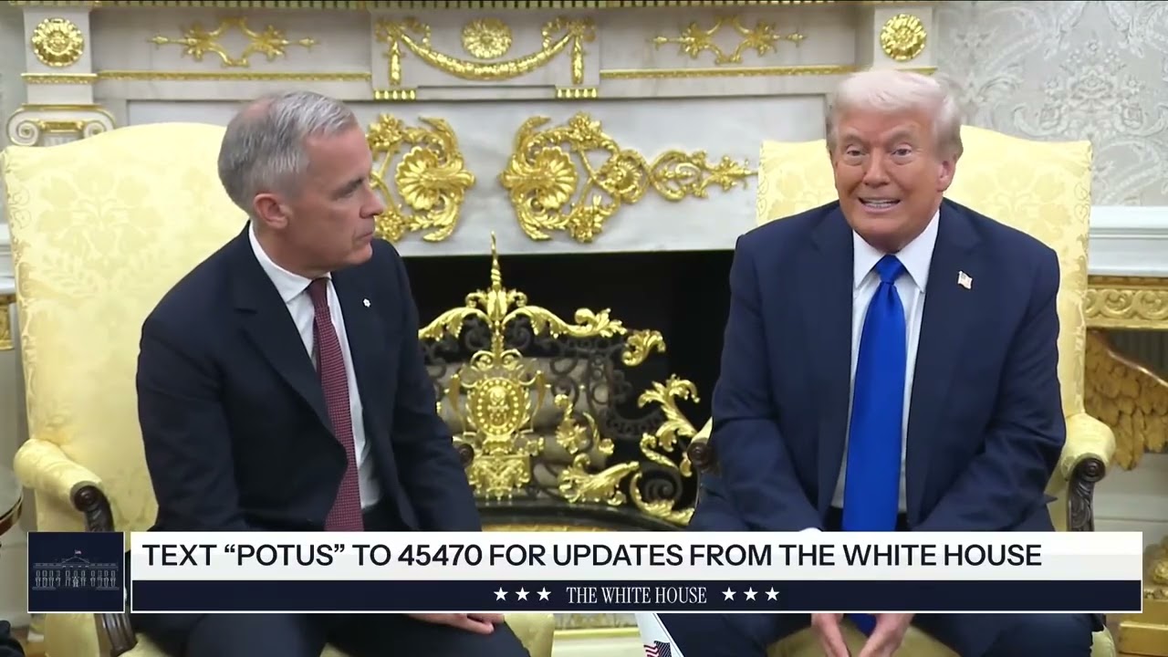 FULL VIDEO: Carney and Trump's second White House meeting