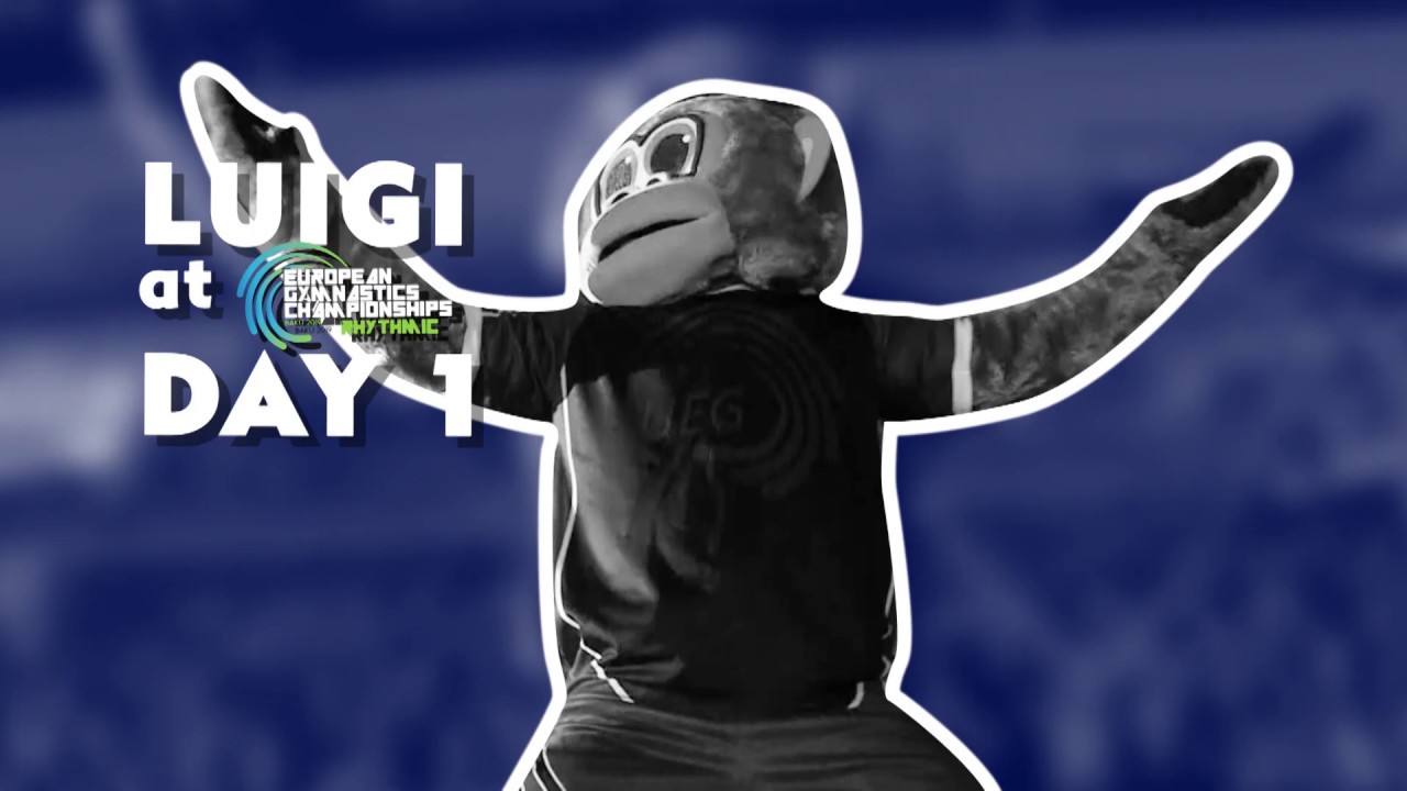 2019 Rhythmic Gymnastics Europeans - Mascot Luigi day 1