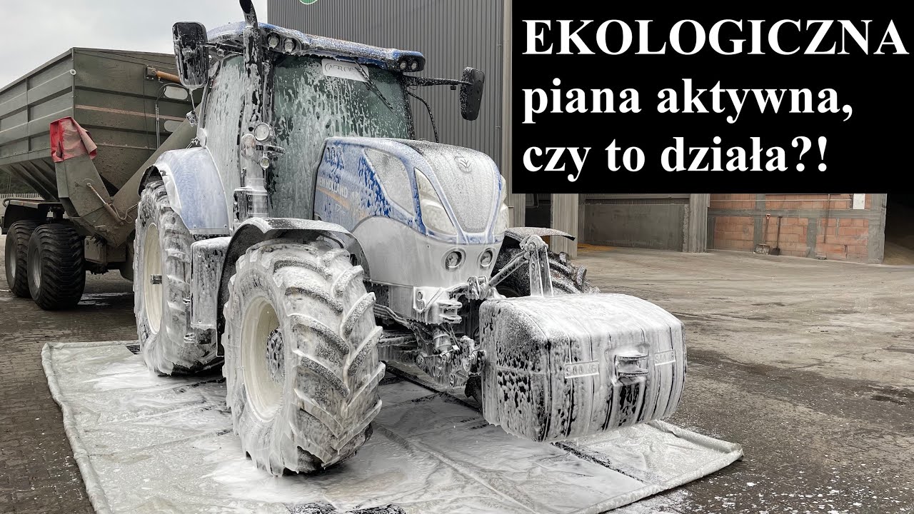 EKOLOGICZNA i zarazem skuteczna PIANA AKTYWNA do mycia maszyn rolniczych #czystafarma